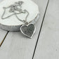 Heart Shaped Fingerprint Charm
