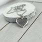 Heart Shaped Fingerprint Charm