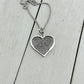 Heart Shaped Fingerprint Charm