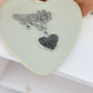 Heart Shaped Fingerprint Charm
