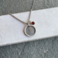 Fingerprint Charm, Engraved in Solid Silver