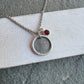 Fingerprint Charm, Engraved in Solid Silver