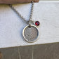 Fingerprint Charm, Engraved in Solid Silver