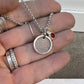 Fingerprint Charm, Engraved in Solid Silver