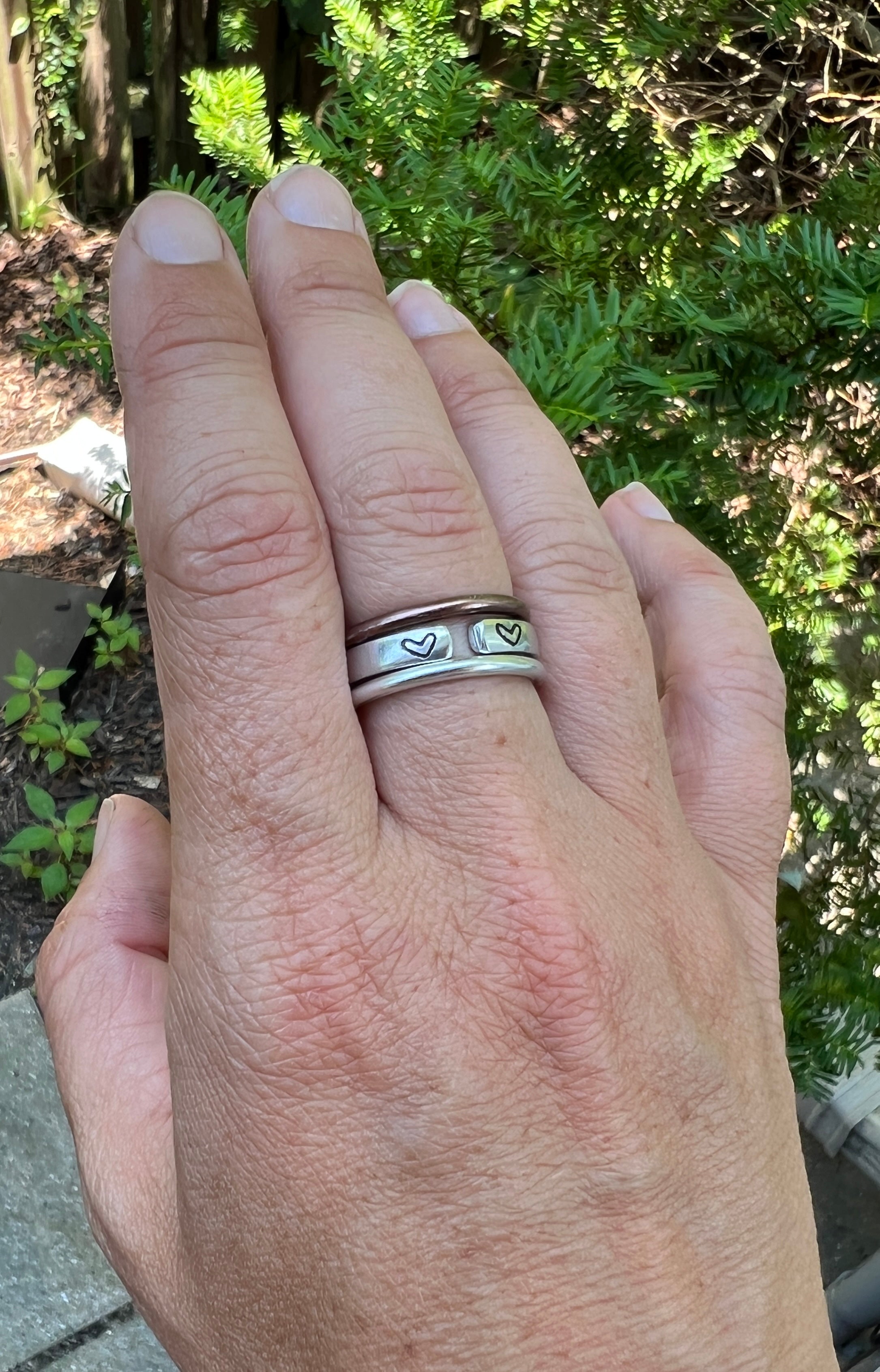 You are Enough Ring, Aluminum and Adjustable