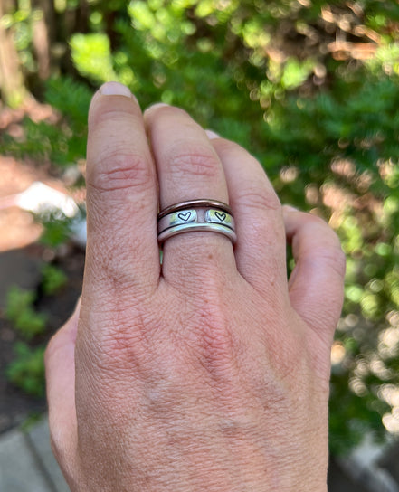 You are Enough Ring, Aluminum and Adjustable