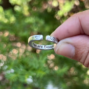 You are Enough Ring, Aluminum and Adjustable