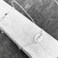Fingerprint Necklace with Handwriting on the Back, Solid Sterling Silver
