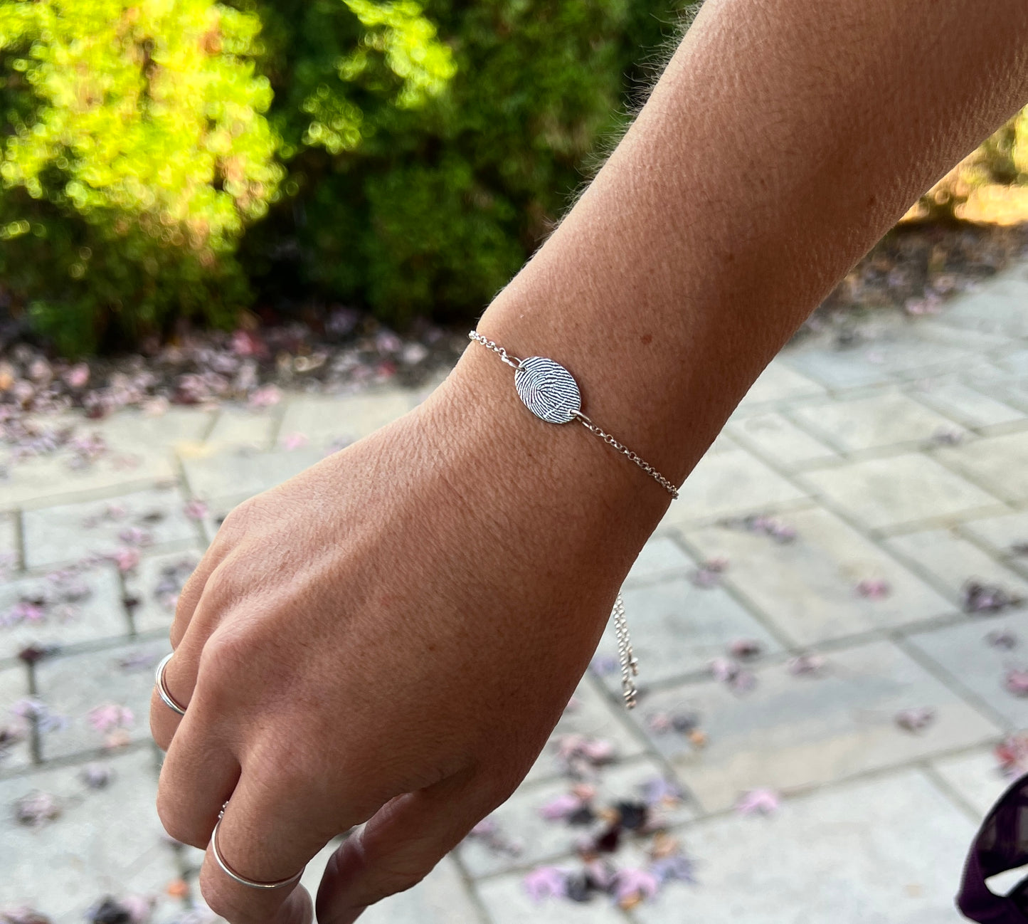 Adjustable Fingerprint Bracelet