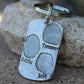 Child's Fingerprint Keychain