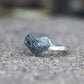 Two Fingerprint Heart Ring