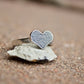 Heart Shaped Fingerprint Ring