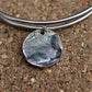 Dog Paw Print Portion in Sterling Silver