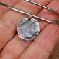 Dog Paw Print Portion in Sterling Silver
