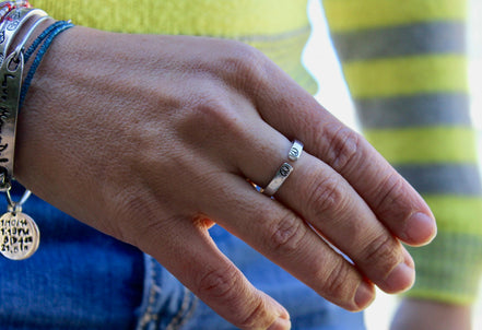 Be Still Peace Ring