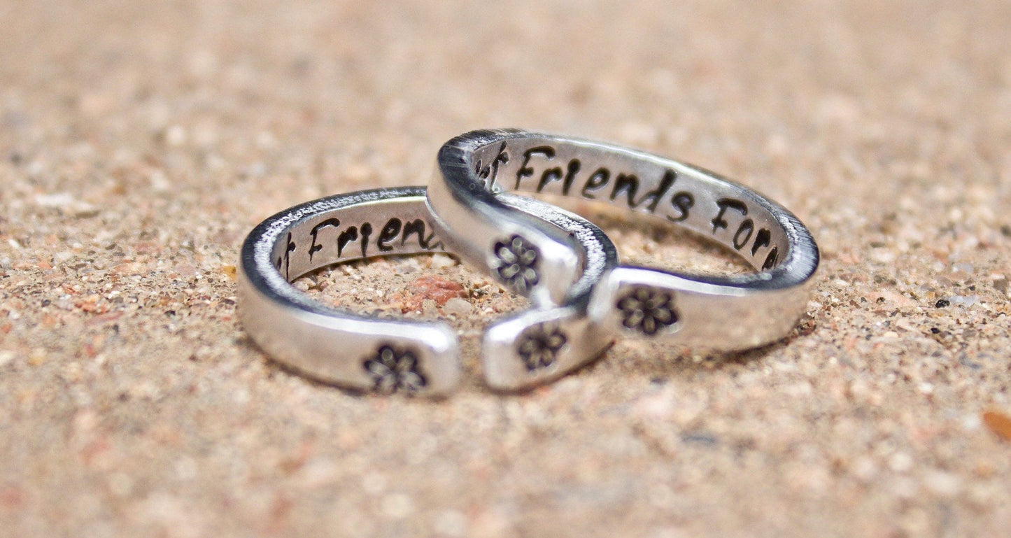 Best Friend Rings, Set of Two