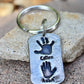 Real Handprints Keychain
