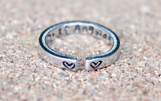 Do it Anyway Mantra Ring