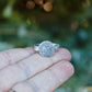 Real Portion of a Dog Paw print Ring in Sterling Silver