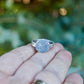 Real Portion of a Dog Paw print Ring in Sterling Silver