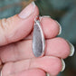 Teardrop Shape Sterling Silver Fingerprint Charm