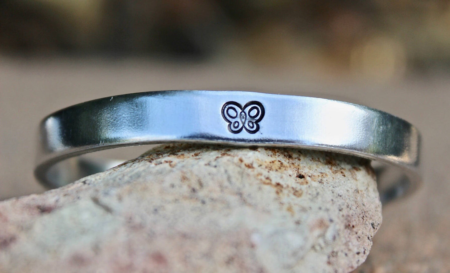 Butterfly Bangle Cuff Bracelet