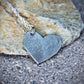 Heart Pressed Fingerprint Charm with Bail