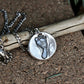Footprint Charm in Sterling Silver