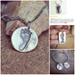 Footprint Charm in Sterling Silver