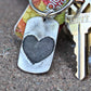 Two Fingerprints form a Heart Keychain