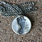 Footprint Charm in Sterling Silver