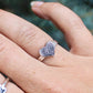 Pawprint Heart Ring in Sterling Silver