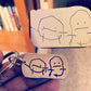 Child's Artwork Keychain