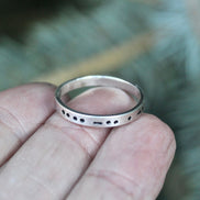 Morse Code in Sterling Silver, You Customize up to 20 Dots & Dashes