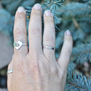 Morse Code in Sterling Silver, You Customize up to 20 Dots & Dashes