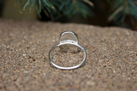 Oval Fingerprint Ring
