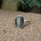 Oval Fingerprint Ring