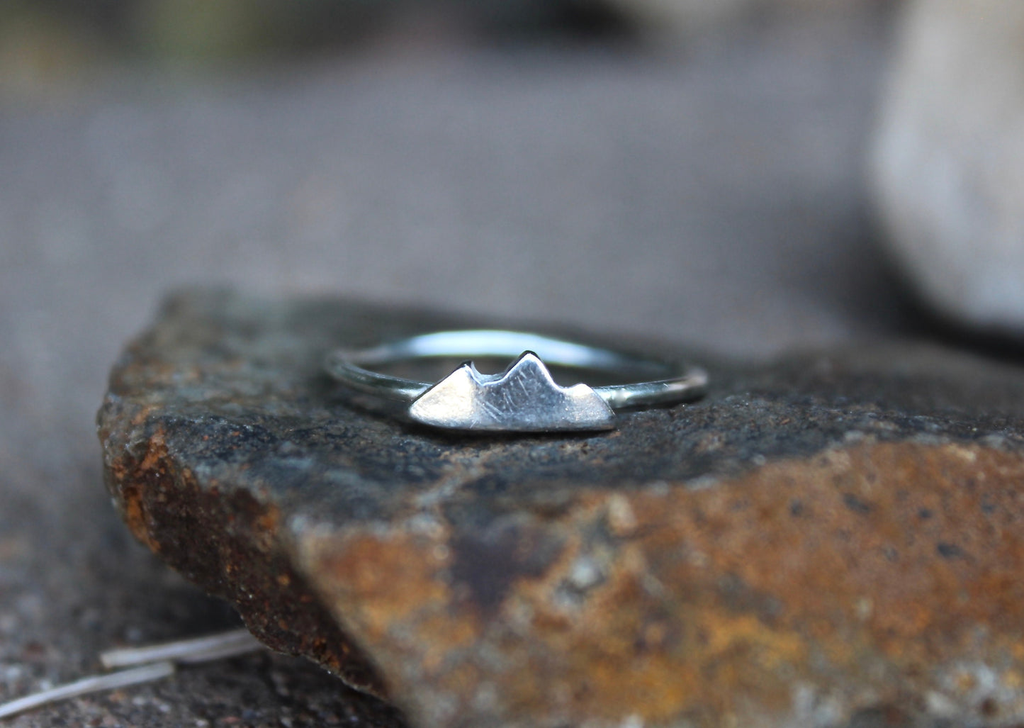 Mountain Ring in Sterling Silver