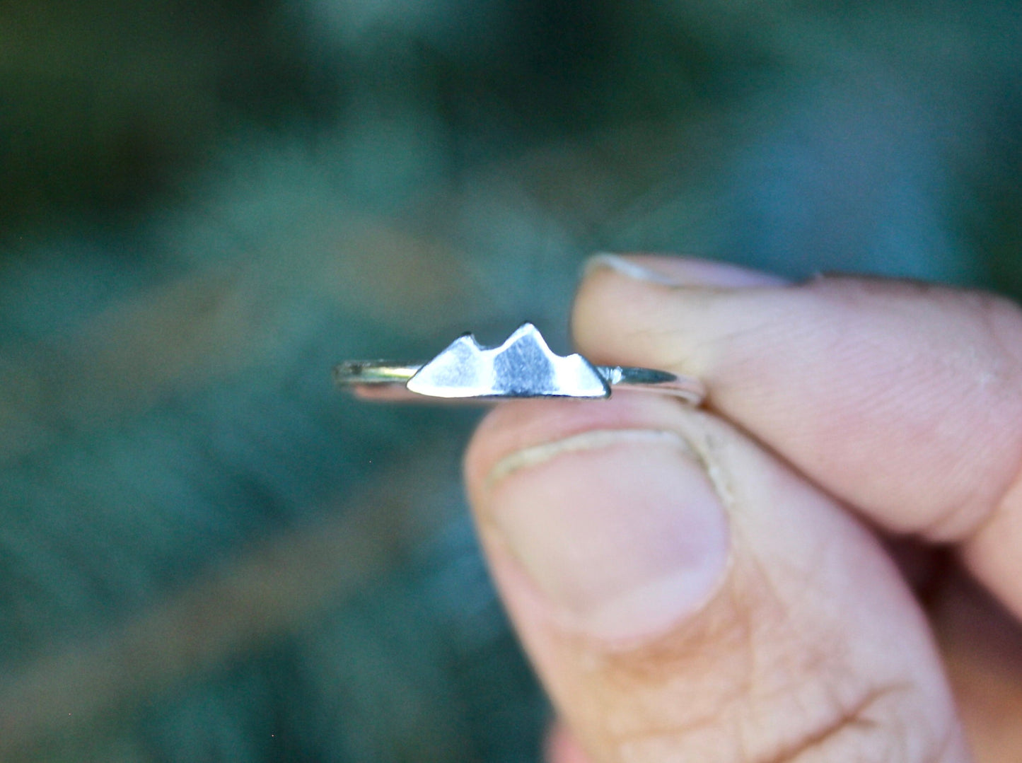 Mountain Ring in Sterling Silver