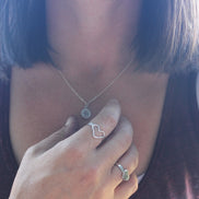 I am Enough Heart Ring In Solid Sterling Silver