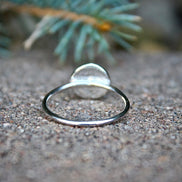 Sterling Silver Dragonfly Symbol Ring