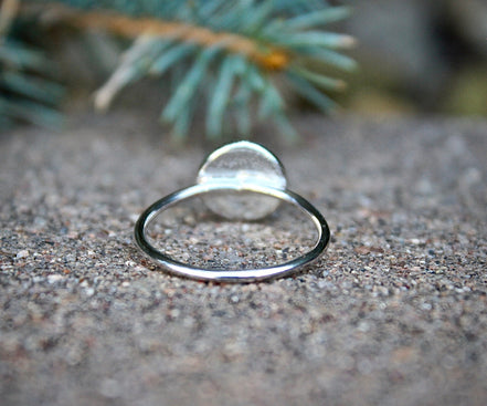 Sterling Silver Dragonfly Symbol Ring