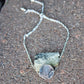 Actual Portion of Dog's Paw Print in Sterling Silver, Adjustable length bracelet