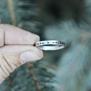 Morse Code in Sterling Silver, You Customize up to 20 Dots & Dashes