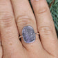 Oval Fingerprint Ring