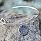 Fingerprint Bangle Bracelet