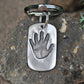 Real Child's Handprint Keychain