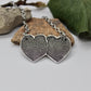 Two Overlapping Heart Fingerprints Necklace