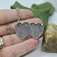 Two Overlapping Heart Fingerprints Necklace