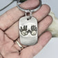 Handprints Keychain